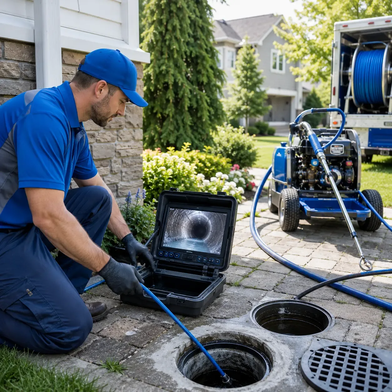 Outdoor drain cleaning professionals serving Kieler, WI